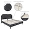 Flash Furniture King Size Dk Gray Fabric Platform Bed w/ Mattress SL-BM10-16-GG - alternate 7